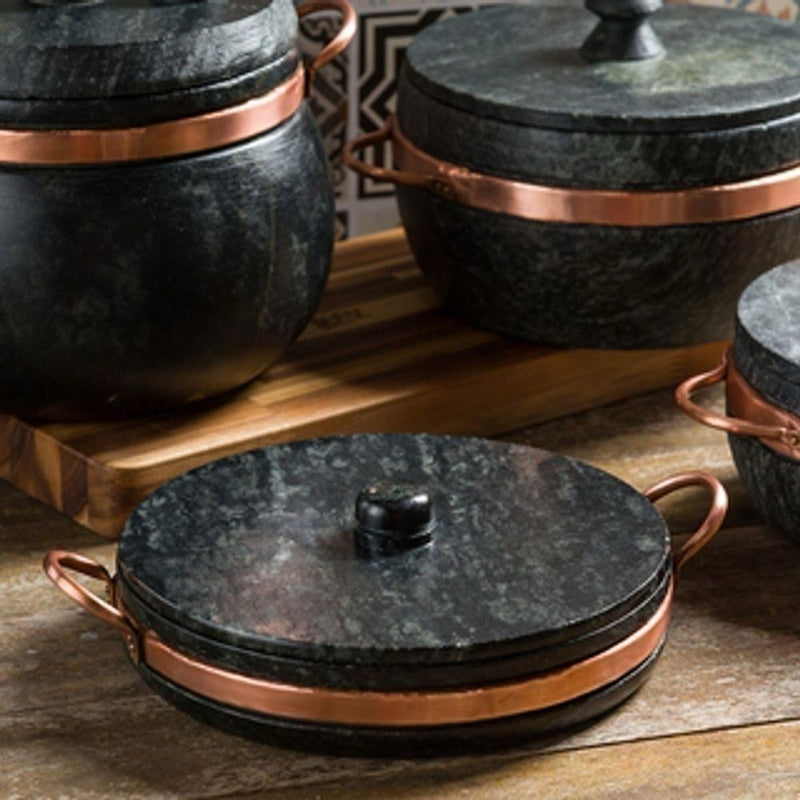 Jogo 4 Peças Pedra de Sabão - Todos os tipos de fogão